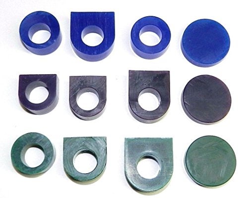 JTS Carving Wax Ring Tube Assortment - Jewelry Earring Modeling Wax 12 Pcs Pre-Cut Tubes & Blanks - 3 Grades - Image 3
