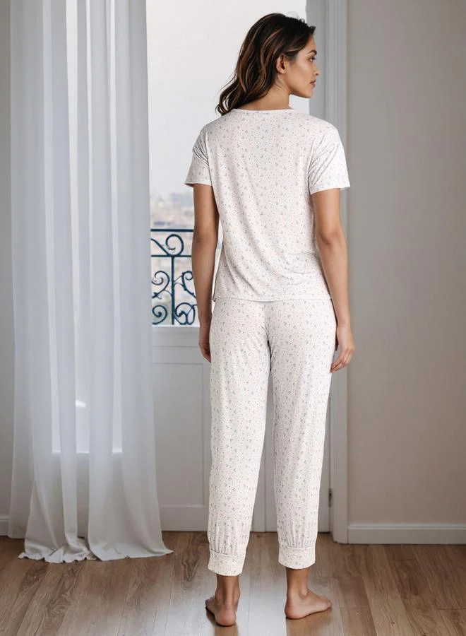 Splash FAV  Printed Maternity Pyjama Set for Women | Best Price UAE