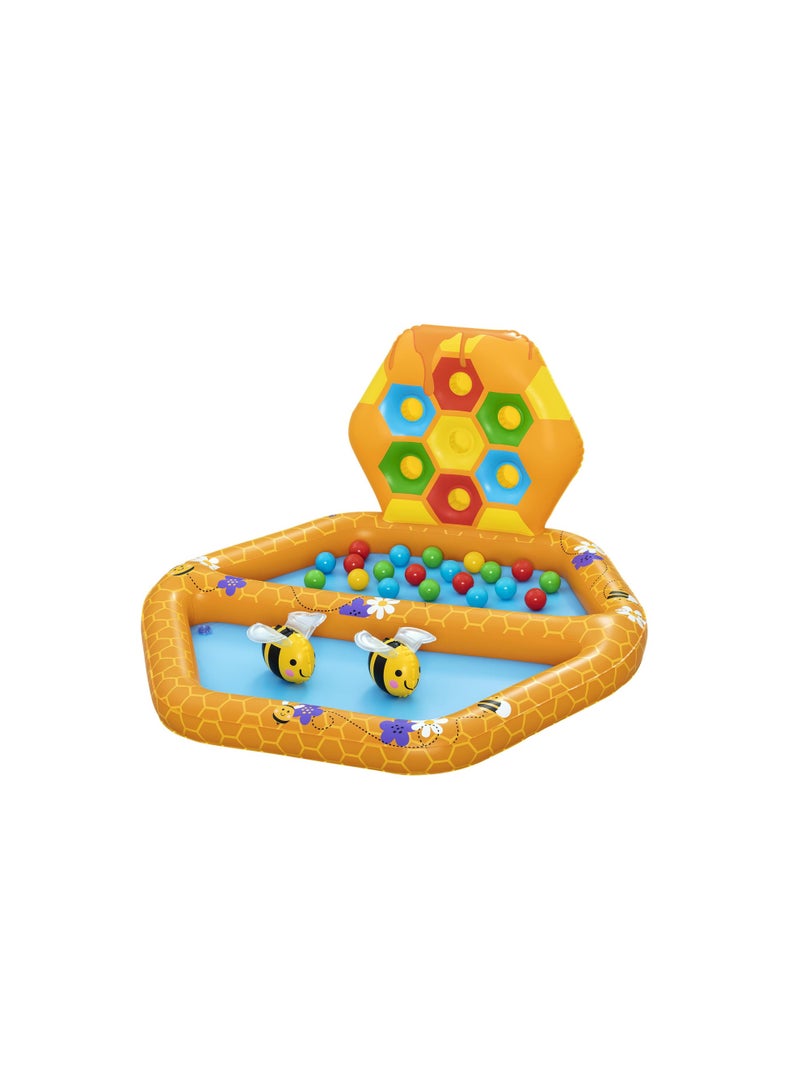 Bestway Lil Beehive Inflatable Pool & Ball Pit 127x119cm  | For Indoor and Outdoor Ball Pit - Image 1