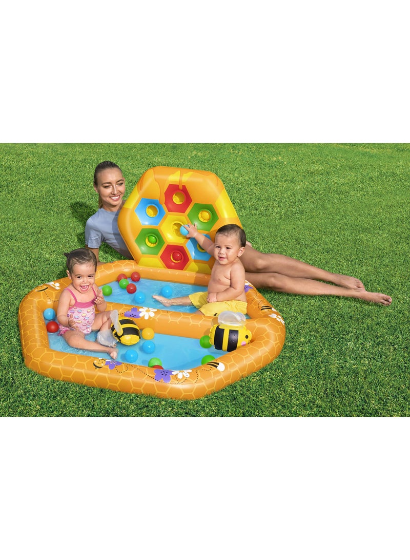 Bestway Lil Beehive Inflatable Pool & Ball Pit 127x119cm  | For Indoor and Outdoor Ball Pit - Image 2