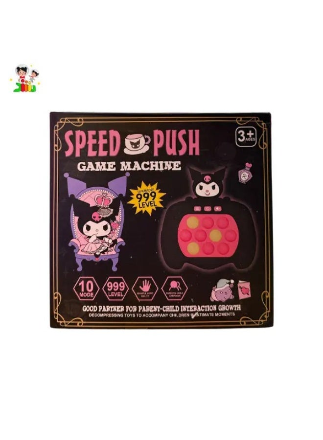 Toy Box Electronic Quick Push Light Up Pop Game Bubble Up Toys for Kids - Kuromi - Image 3