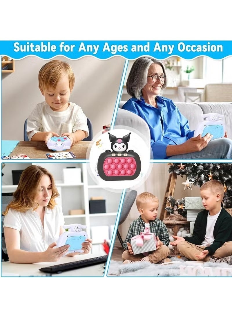 Toy Box Electronic Quick Push Light Up Pop Game Bubble Up Toys for Kids - Kuromi - Image 2
