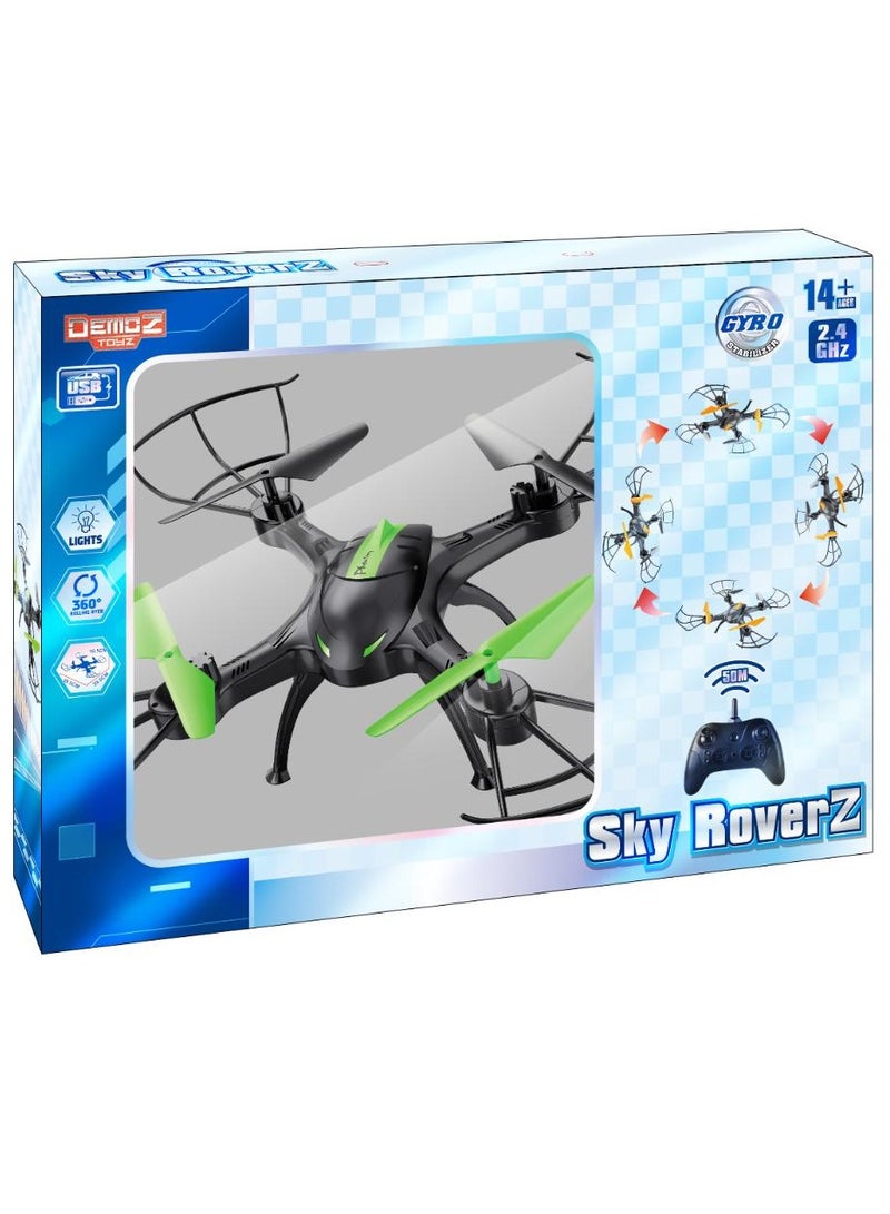 Power Joy Demoz Remote Control Sky RoverZ 2.4G with Light, Assorted 1 Piece (Color May Vary) | High-Speed performance and Aerial-inspired tricks | 50meters Flying Range | Gift for Kids - Image 4
