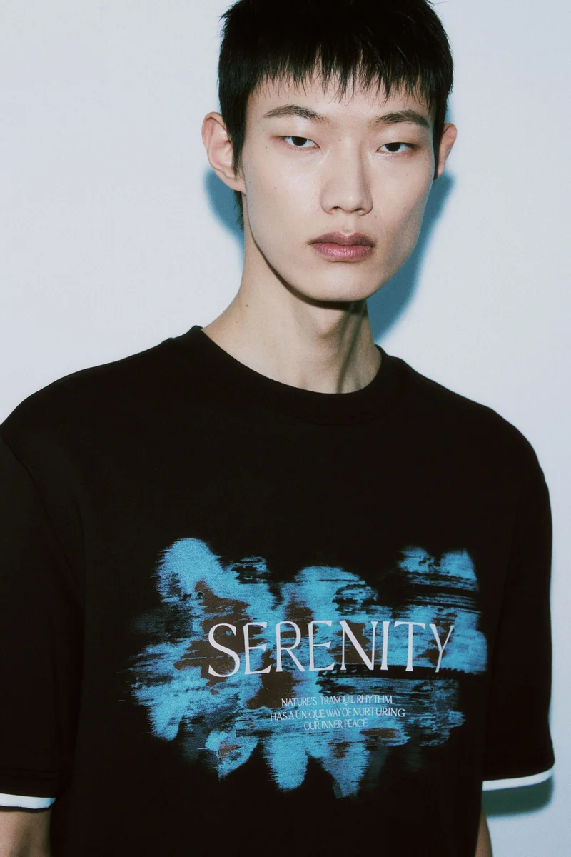 H&M  Loose Fit T-shirt for Men | Best Price UAE