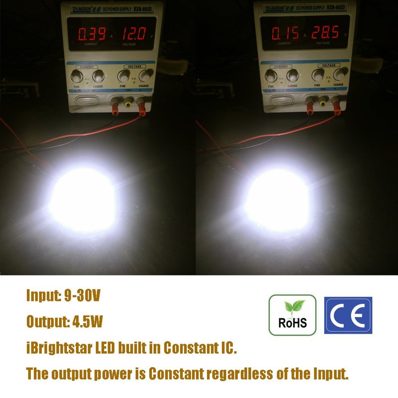 iBrightstar مصابيح LED iBrightstar فائقة السطوع 3030 شريحة 921 T15 912 W16W خالية من الأخطاء للإضاءة الخلفية، إضاءة شحن الشاحنات، إضاءة الفرامل الثالثة، أبيض زينون - Image 3