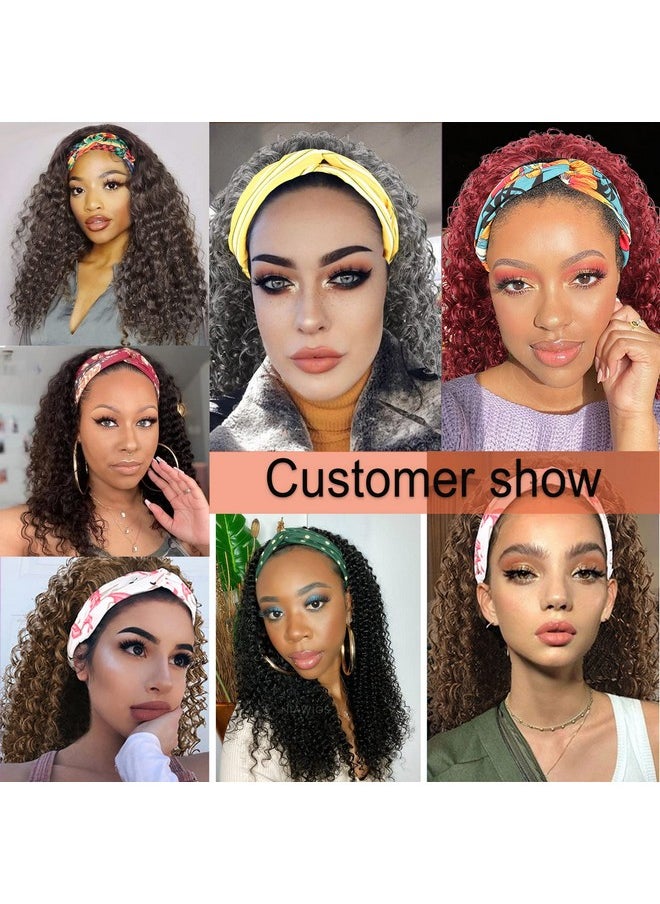 Curly Wavy Hair Head Band Wig Afro Curly Headband Gray Hlaf Wigs For Black Womenkrsi 16Inch Loose Wave Wig Synthetic Curly Headbands For Half Wigs With Headbands Attached Headwrap Wig(1B/Gray) - pzsku/Z64619CA540F5AED2AD7FZ/45/_/1696664543/5c93fb9d-9e73-432e-bd6e-2e416df0c191