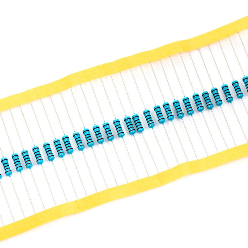 CHANZON 100pcs 1/2W (0.5W) 220 Ω ohm Metal Film Fixed Resistor 0.01 ±1% Tolerance 220R MF Through Hole Resistors Current Limiting Rohs Certificated - Image 4