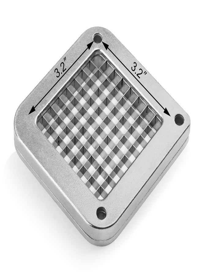 نيو ستار فود سيرفيس شفرة بديلة لقطاعة البطاطس المقلية من نيو ستار فود سيرفيس 37388، مقاس 3/8 بوصة (متوافقة فقط مع قطاعات البطاطس المقلية المثبتة على الطاولة) فضية اللون - Image 2