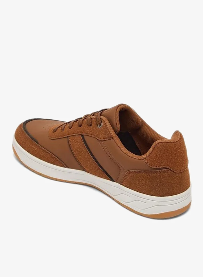Lee Cooper TAN Men Onex Lace-Up Sneakers for Men | Best Price UAE