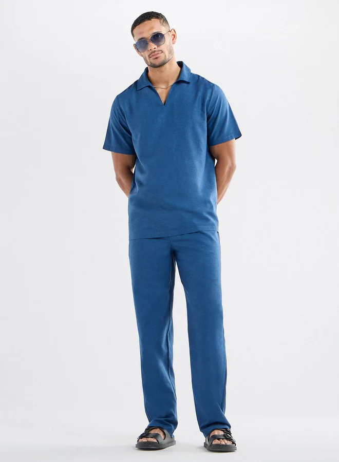 Splash FAV Solid Shirt with Short Sleeves