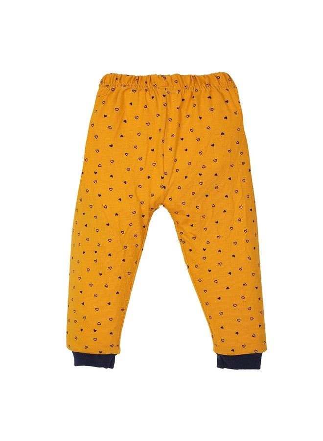 Cute Gang - Baby (Unisex) Cotton Pajama Pants with Rib Bottom and Cute Prints - Pack of 6 pcs (Assorted Prints/Colors Will be Sent) - Size: (20) 12-15 Months - Image 1