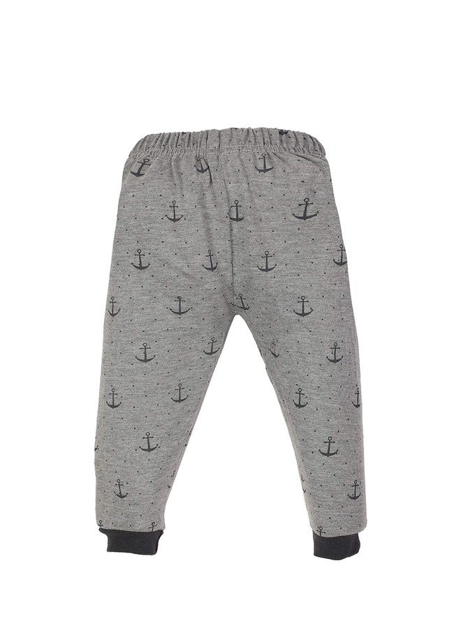 Cute Gang - Baby (Unisex) Cotton Pajama Pants with Rib Bottom and Cute Prints - Pack of 6 pcs (Assorted Prints/Colors Will be Sent) - Size: (20) 12-15 Months - Image 4