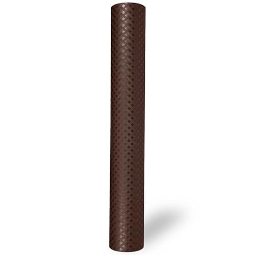 ElastPro EVA Food Grade Washable Anti Slip Mat/Sheet for Fridge, Shelf Liner, Table, Kitchen Drawer mat (CoffeeBrown Crossed Stripe, 10 Meter) - Image 2