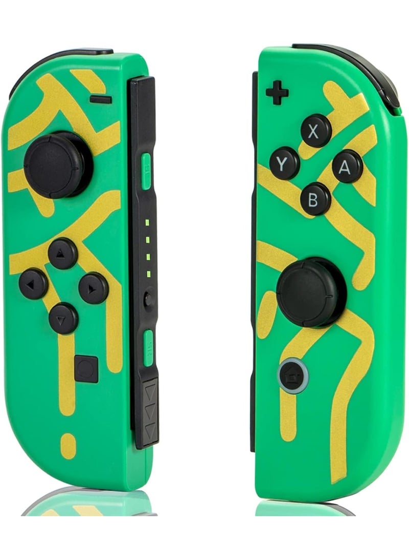 Joy Cons Wireless Controller for Nintendo Switch, L/R Controllers Replacement Compatible with Nintendo Switch/Lite/OLED, Joystick with Wake-up/Screenshot/Dual Vibration (Green) - Image 5