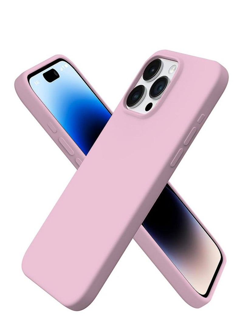 iPhone 15 Pro Max Mobile Case Cover with Soft Liquid Silicone Protection Anti-Scratch Shockproof Accessories Slim Protective Back Cover with Comfortable Hold Touch Feeling and Anti-fingerprint - Image 1