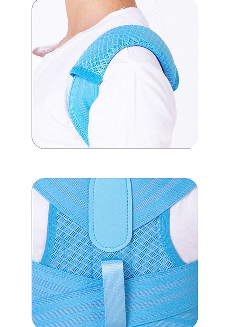 Back Brace With Posture Corrector For Kids Teens With Relieve Back Pain Adjustable Upper Back Race Spinal Support with Soft Shoulder Pads To Prevent Humpback, Recommended By Doctor - Image 2
