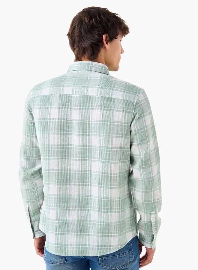 Lee Cooper Lee Cooper Checked Shirt with Pockets