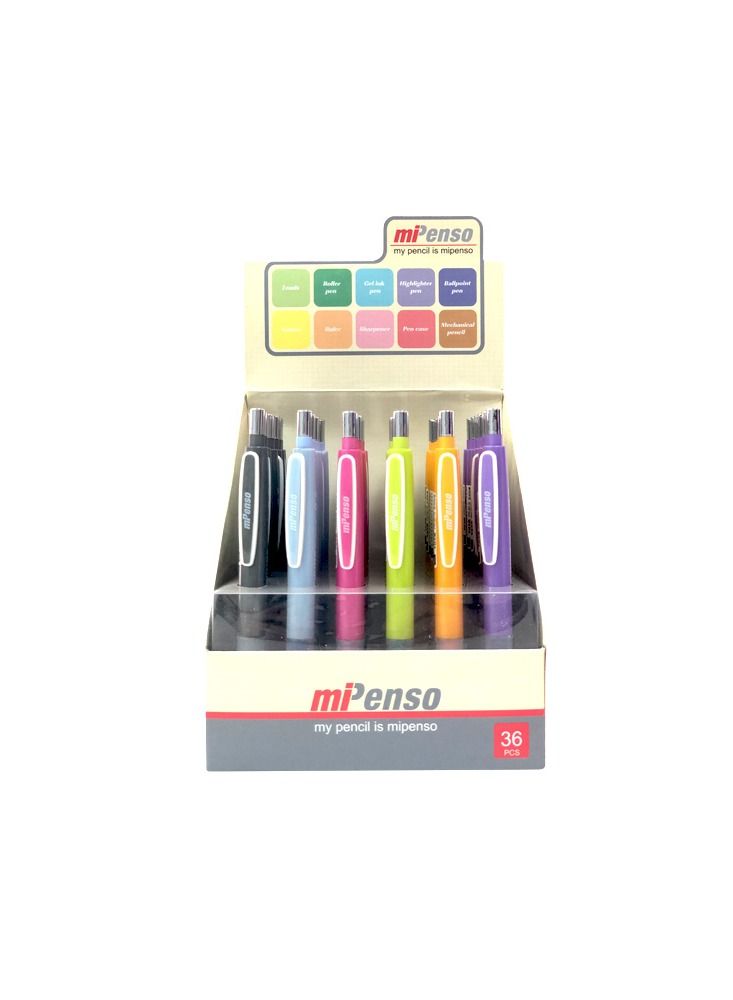Mipenso mechanical pencil 36pcs 0.5mm Multicolour - Image 1