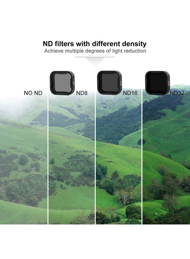 SOONSUN 4-Pack Lens Filter CPL ND8 ND16 ND32 Filter for GoPro Hero 5 6 7 Black, Neutral Density and Circular Polarizing Lens Filter Kit Lens Protector for GoPro Hero 5 6 7 Black Camera - Image 5