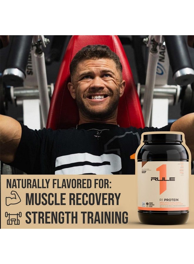 Rule 1 Proteins بروتينات رول وان بنكهة طبيعية - مسحوق بروتين مصل اللبن النقي وعزل مصل اللبن المهدرج بنكهة طبيعية، 25 جرام بروتين، و 6 جرام BCAAs لكل حصة (فانيليا نقية، 1.7 باوند) - Image 4