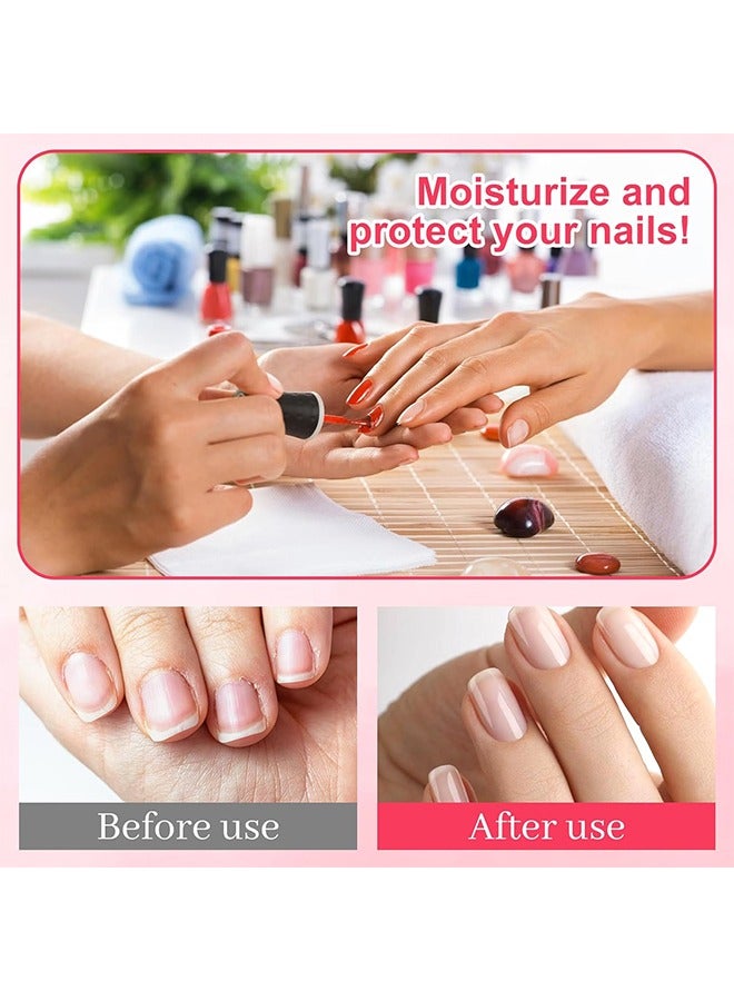  اوساورا قلم زيت البشرة - 4 أقلام زيت البشرة - قلم مقوي الأظافر ونمو زيت الأظافر مع زيت اللوز الحلو، وزيت الجوجوبا للعناية بالأظافر، وزيت فيتامين E - قلم زيت نمو الأظافر (12 مل - 3 مل * 4) - Image 2