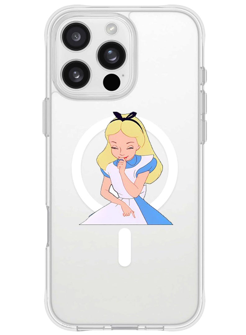 Theodor iPhone 16 Pro Magsafe Magnetic Case for iPhone Compatible with Wireless Charging, Shockproof Phone Bumper Cover - Alice Gigling - Image 1