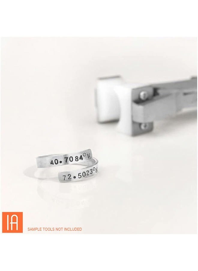 ImpressArt Aluminum Wrap Ring Blank, 9/64" x 3", Ring Sizes 8-10 - 12 Blanks - Image 3