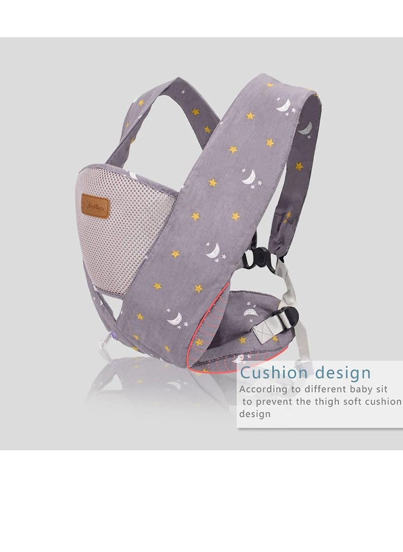 Gonice Baby Carrier, Ergonomic Adjustable Infant Front and Back Carrier for Newborn, Portable Cotton Soft Breathable Infant Sling Carrier for Toddlers 3 Months to 3 Years Old  - Image 2