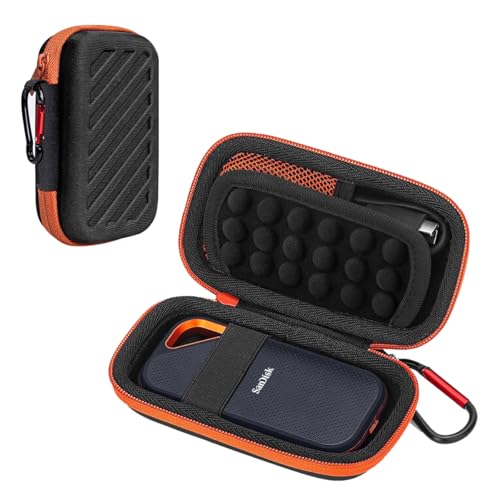 Kinsound SSD Case Cover Compatible for SanDisk Extreme Pro/SanDisk Extreme Portable SSD 500GB-2TB, Travel Case Protective Cover Storage Bag(Not Included SSD) - Image 1