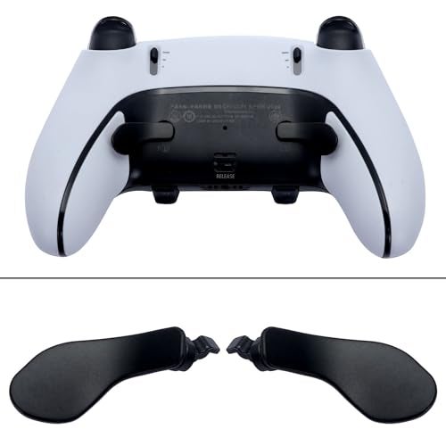 Ikpek 4PCS Metallic Back Paddles for PS5 Edge Controller, Interchangeable Metal Stainless Steel Back Buttons Replacement for PS5 Edge Controller - Controller NOT Included - Image 4