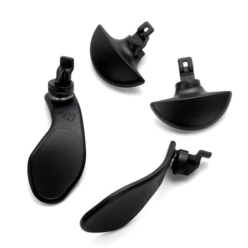 Ikpek 4PCS Metallic Back Paddles for PS5 Edge Controller, Interchangeable Metal Stainless Steel Back Buttons Replacement for PS5 Edge Controller - Controller NOT Included - Image 1