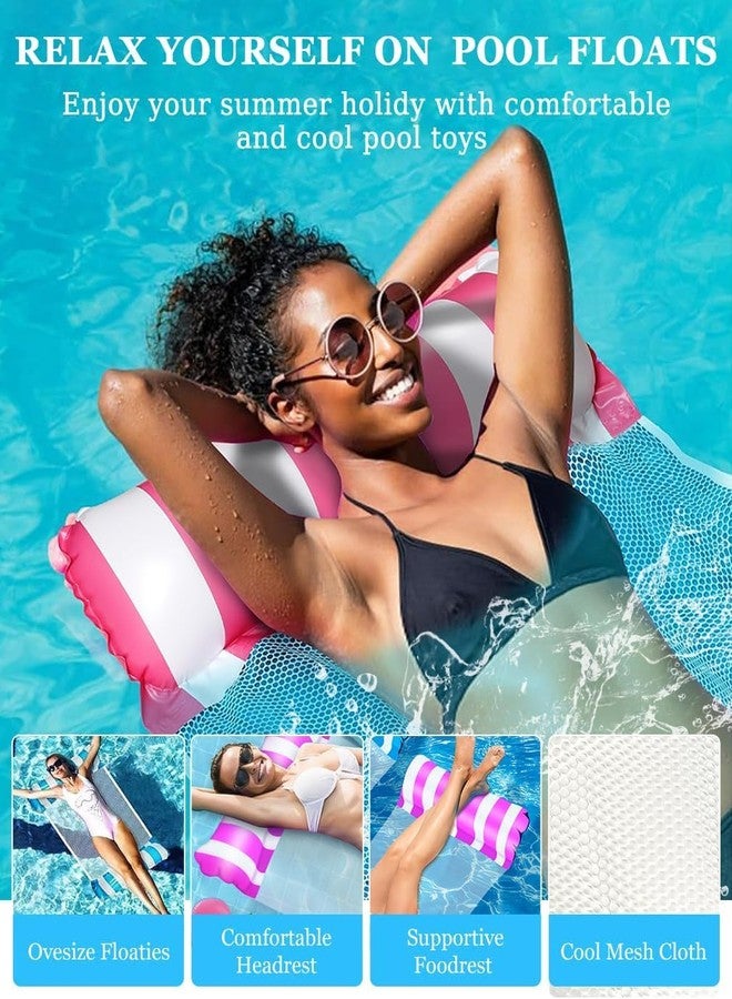 Deoxys 2 Pack Pool Hammock Water Hammock for Adults, Inflatable Hammocks for Swimming Pools, Multi-Purpose Water Floating Chair Bed, Relaxing Lounge Floats (Pack of 2) - Image 3