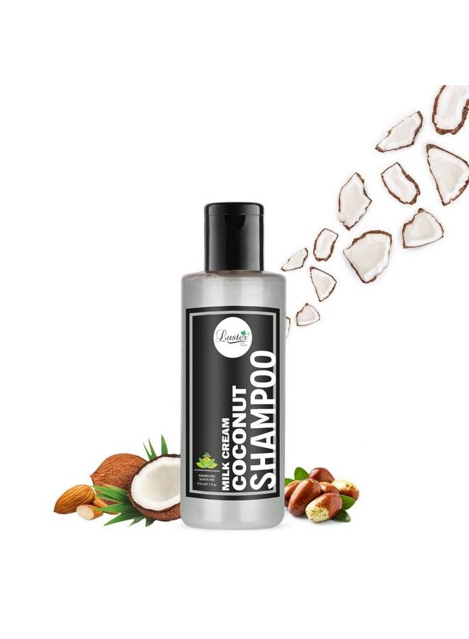 LUSTER Coconut Shampoo ; Made With Natural Ingredients ; For Hair Fall Control ; Hair Treatment ; For All Hair Types ; Paraben Free Pack Of 2210 Ml - Image 3