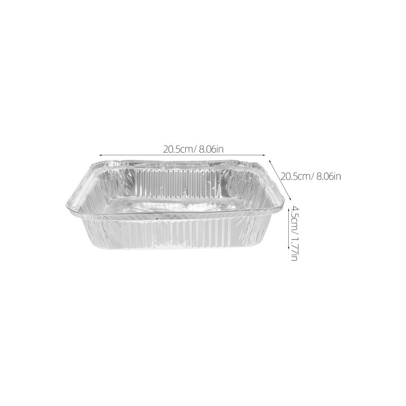 60 pcs Aluminum Foil Pans: Cooking Baking Loaf Pans - Foil Cake - Household Cake Bread Baking Supplies - Image 4