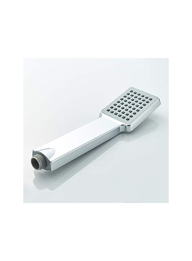 The Bros M20202 Shower Head, High Pressure Square Shower Heads, Universal Handheld Shower Head, Saving Shower Head, Rainfall Shower Head for Bath Taps, 1/2" Connection, Chrome - Image 5