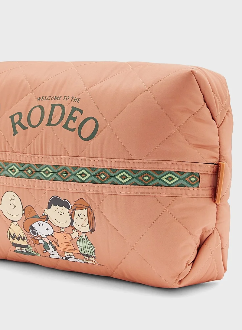 women'secret Zip Over Printed Snoopy Bag