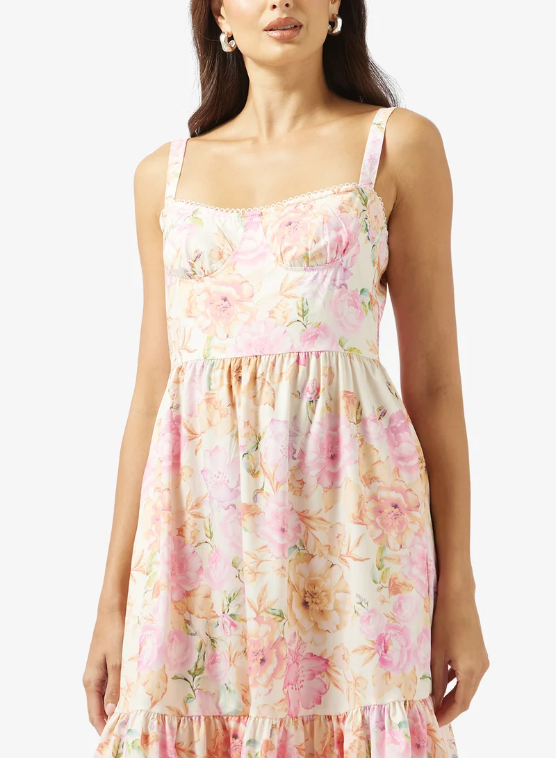 ELLA  Floral Print Summer Dress for Women | Best Price UAE