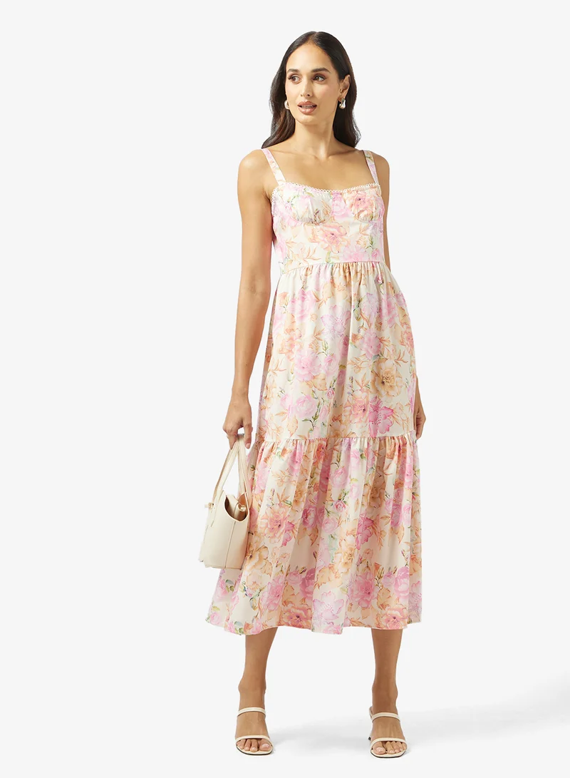 ELLA  Floral Print Summer Dress for Women | Best Price UAE