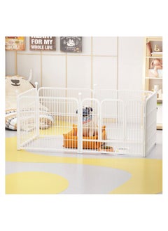 Cool Baby COOLBABY Dog Playpen Foldable 6 Panels Dog Pen 24" Height Pet Enclosure Dog Fence Outdoor with Lockable Door  - Image 2