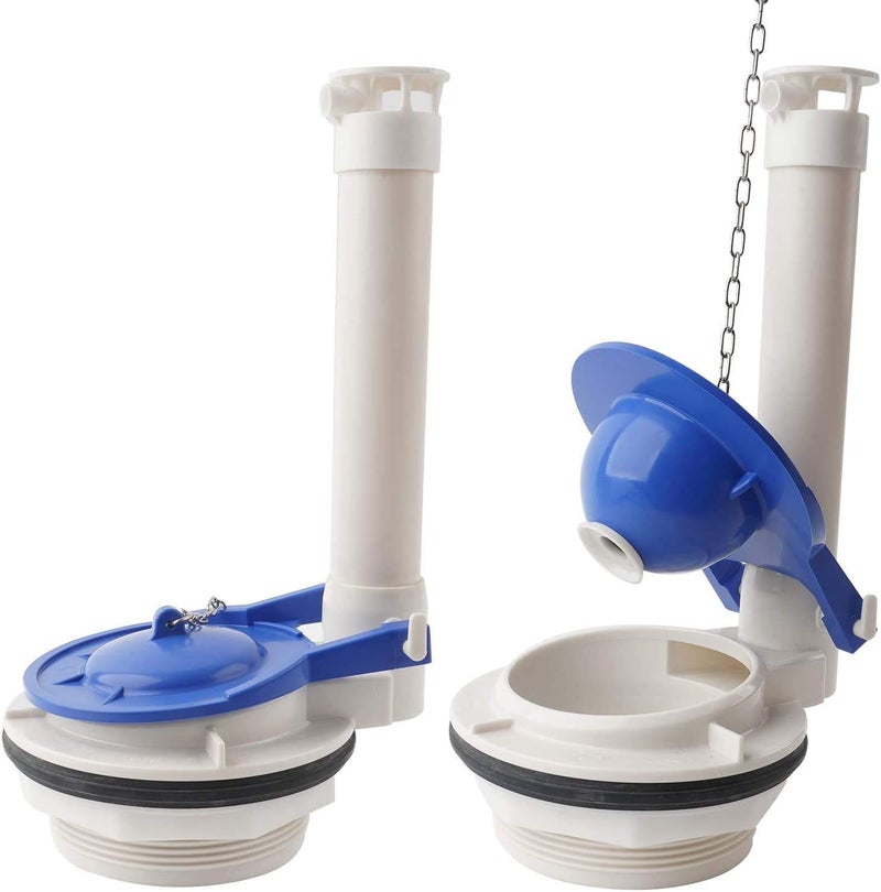 Hibbent Large 3-Inch Toilet Flapper Replacement Compatible with TOTO flapper Model THU140S- Oversized Sealing and Easy to Install- Blue - Image 3