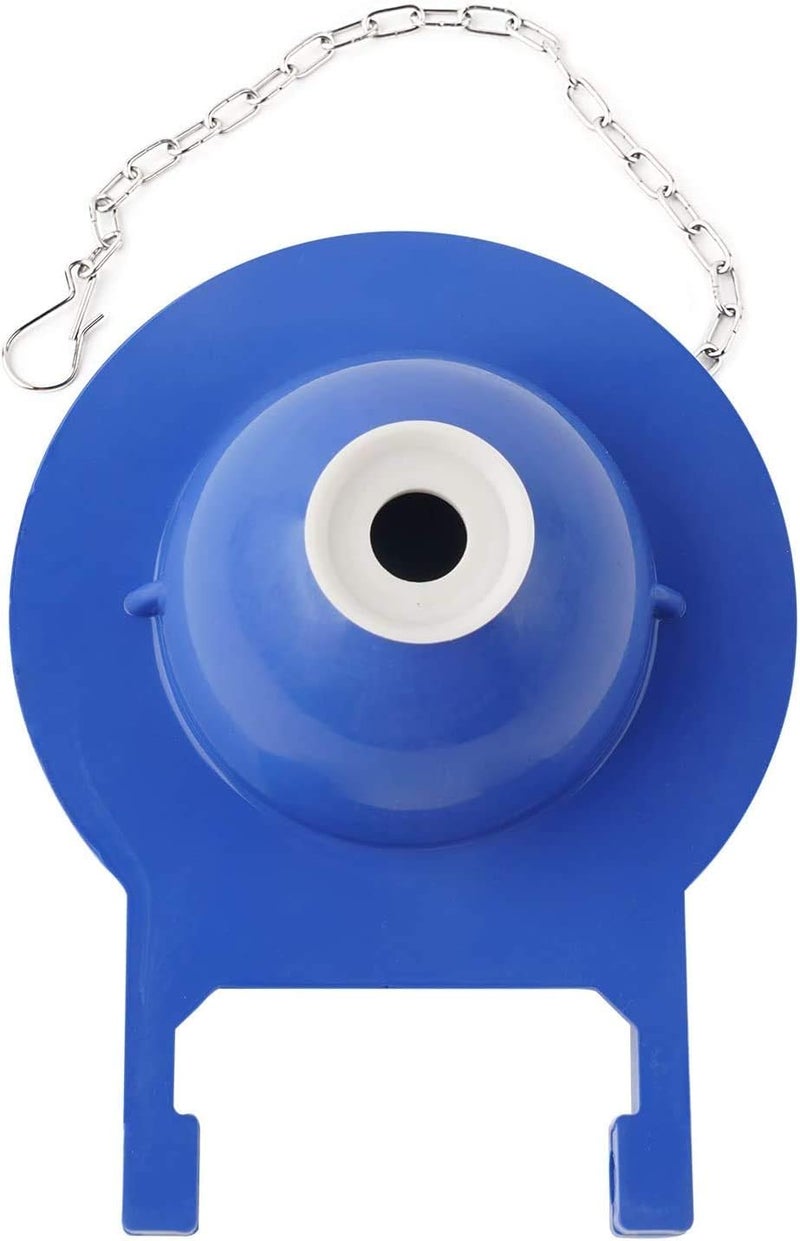 Hibbent Large 3-Inch Toilet Flapper Replacement Compatible with TOTO flapper Model THU140S- Oversized Sealing and Easy to Install- Blue - Image 2