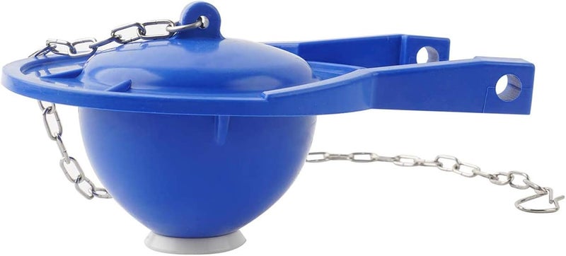 Hibbent Large 3-Inch Toilet Flapper Replacement Compatible with TOTO flapper Model THU140S- Oversized Sealing and Easy to Install- Blue - Image 1