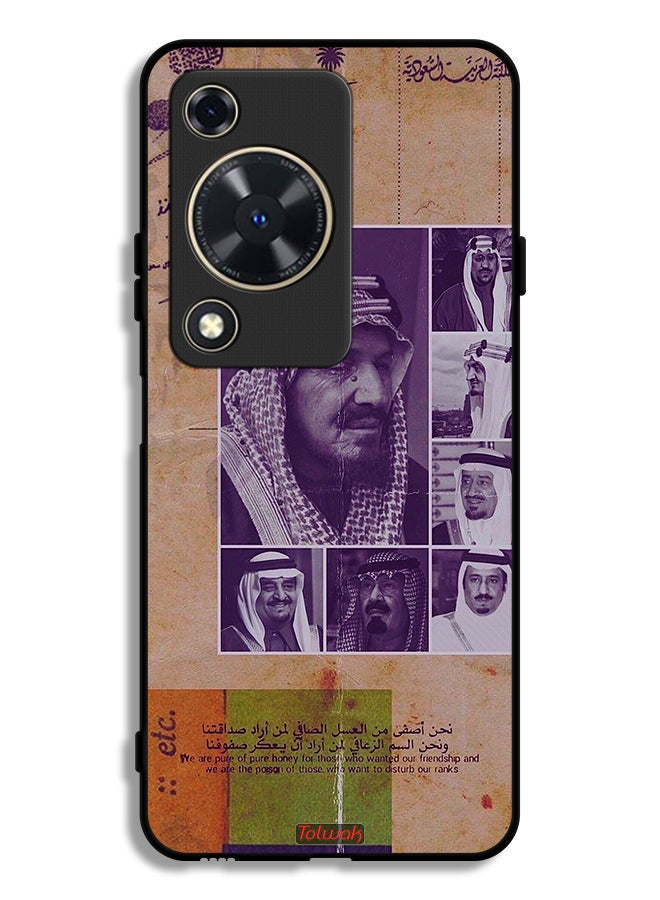 Tolwak Huawei Nova Y72S Protective Case Cover Saudi Kings Vintage Photos