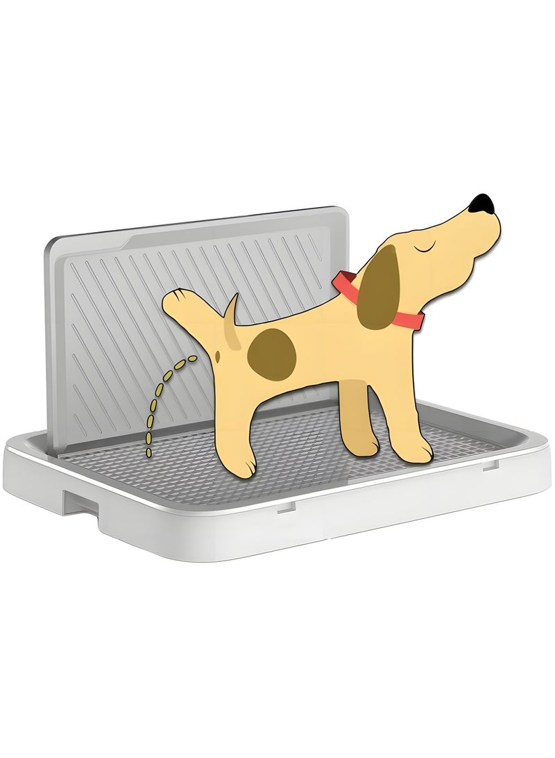 Beauenty Pee Pad Holder for Dogs, 19.69X15.35 Dog Potty Tray with Raised Edge, Indoor Dog Litter Box for Small to Large Pets, Eco-Friendly & Easy to Clean - Image 1