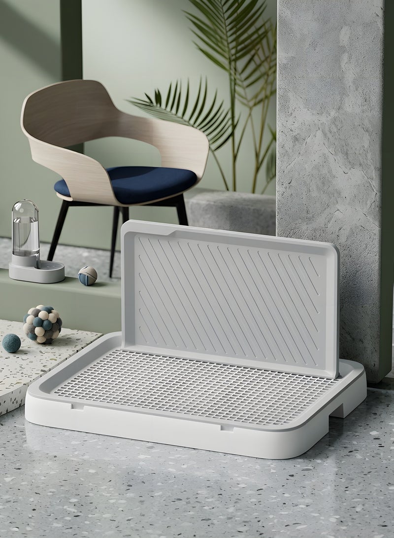 Beauenty Pee Pad Holder for Dogs, 19.69X15.35 Dog Potty Tray with Raised Edge, Indoor Dog Litter Box for Small to Large Pets, Eco-Friendly & Easy to Clean - Image 5