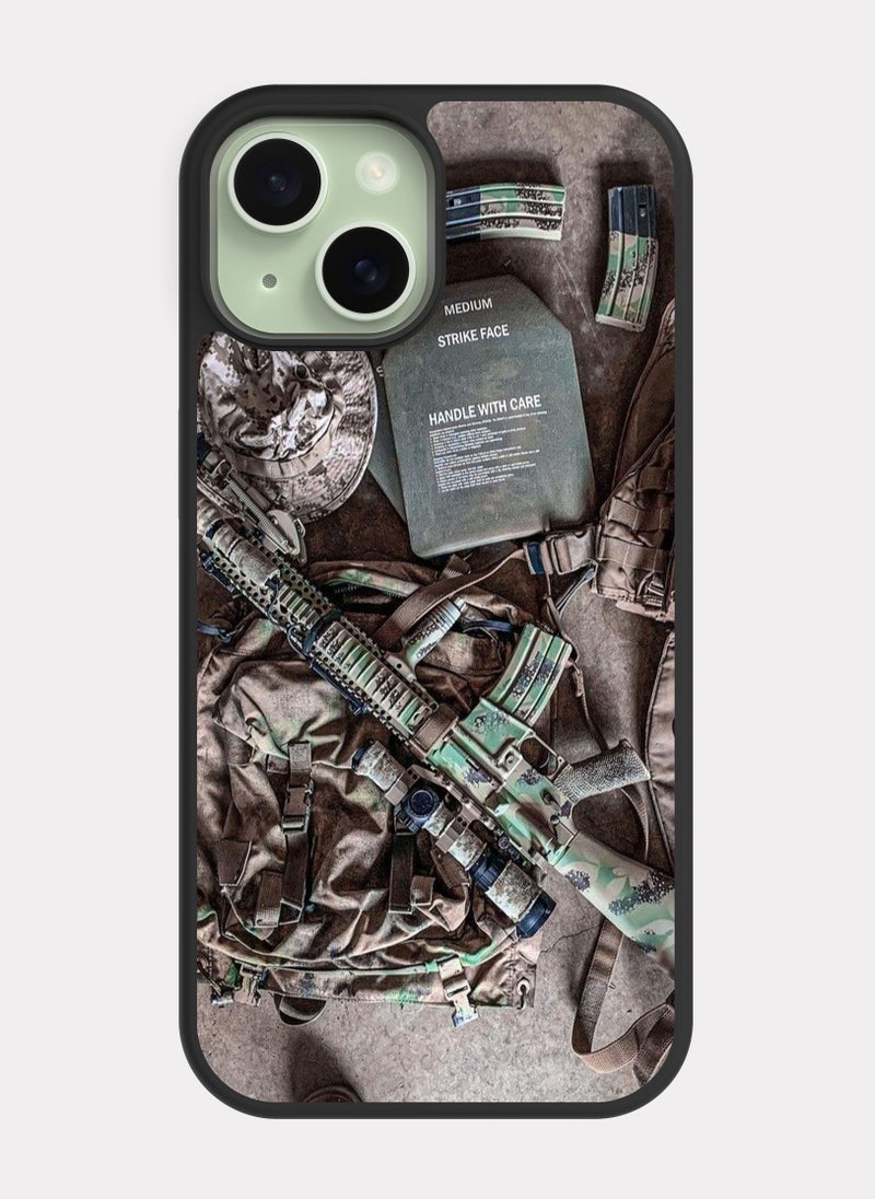 PXLAAT iPhone 15 case cover Soldier Equipment - Image 1