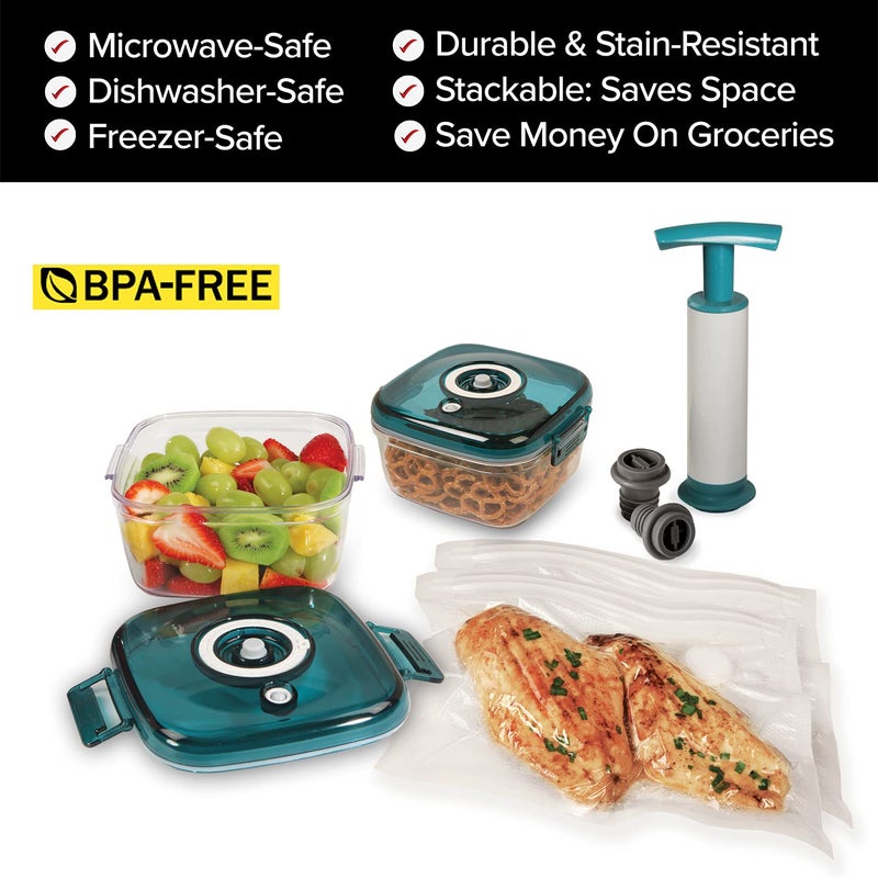 Nuwave Flavor-Lockers Vacuum System Starter Set - Image 4