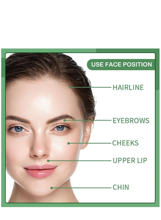عصي شمع خشبية لإزالة الشعر لأ eyebrows والشفاه والأنف - ملاعق شمع صغيرة - مقشرات خشبية للاستخدام في صالون التجميل أو المنزل للحصول على بشرة ناعمة وإزالة الشعر. - Image 3