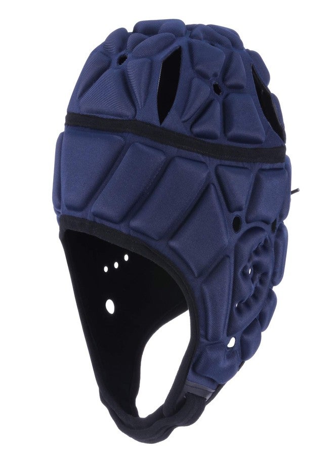Surlim Soft Helmet for Flag Football Scrum Cap Soft Shell Helmet Rugby Headgear for Youth Adults (Navy Blue, Large) - Image 1
