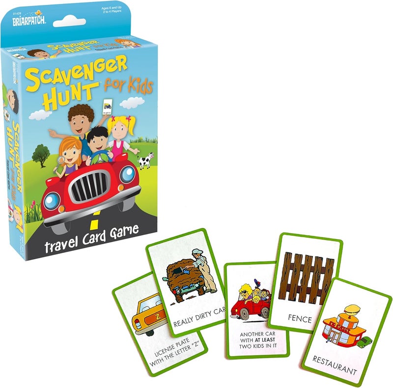 Briarpatch Travel Scavenger Hunt Card Game for Kids - Fun Activities for Family Vacations and Road Trips, Ages 7 and Up - Image 1